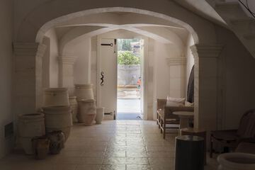 Interior entrance
