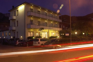 Front of property - evening/night