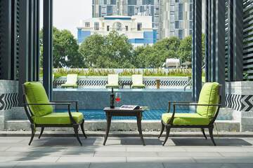 Poolside bar