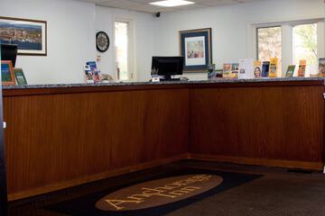 Check-in/check-out kiosk