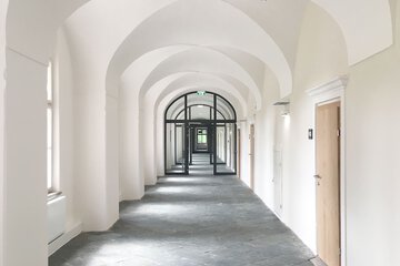 Interior entrance