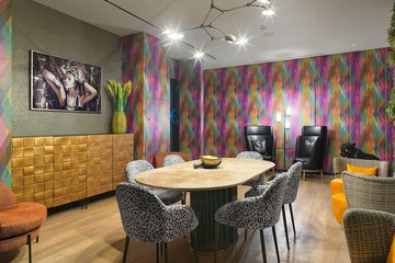Lobby sitting area