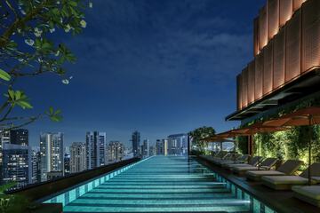Rooftop pool