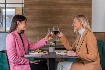 Couples dining
