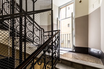 Interior entrance