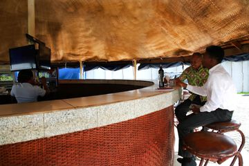Poolside bar