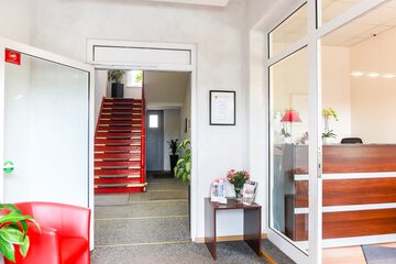 Interior entrance
