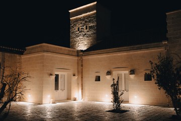 Front of property - evening/night