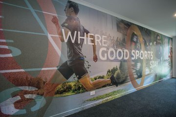 Interior entrance