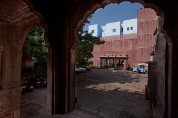 Interior entrance