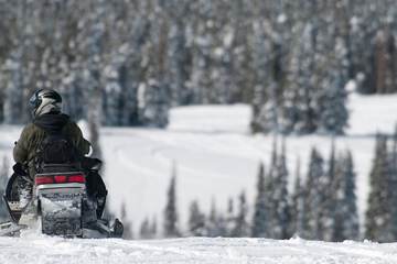 Snowmobiling