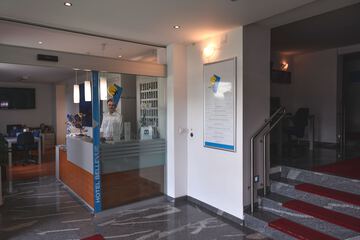Interior entrance