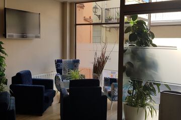 Lobby sitting area