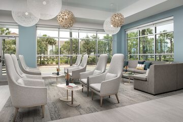 Lobby sitting area