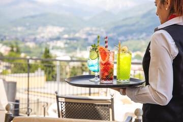 Poolside bar
