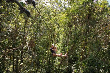 Ziplining