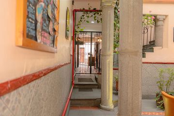 Interior entrance