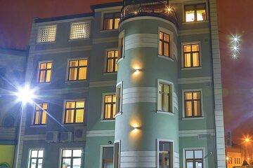 Front of property - evening/night