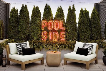 Rooftop pool