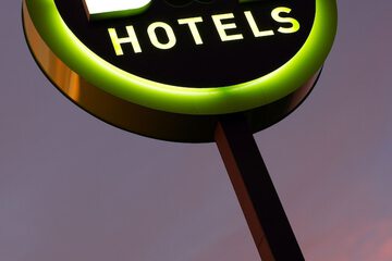 Front of property - evening/night