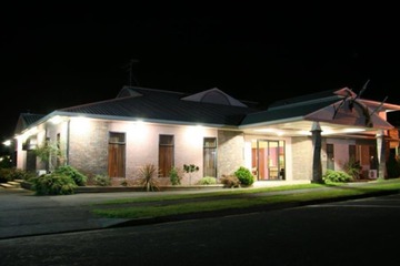 Front of property - evening/night