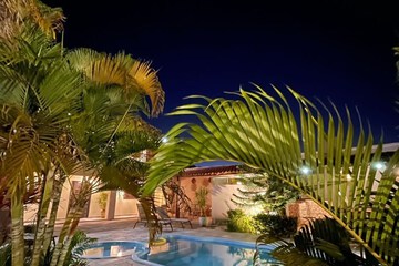 Front of property - evening/night