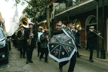 Outdoor wedding area