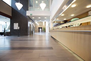 Interior entrance