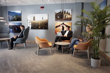 Lobby sitting area