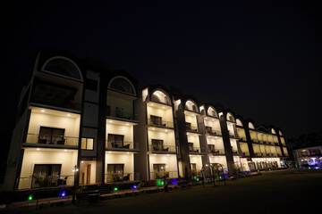 Front of property - evening/night