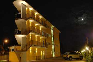 Front of property - evening/night