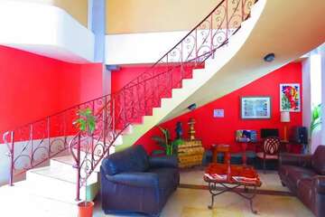 Interior entrance