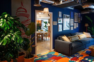 Lobby sitting area