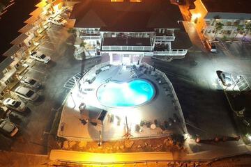 Front of property - evening/night