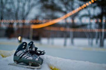 Ice skating