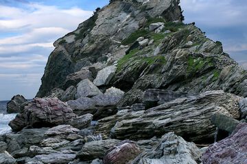 Outdoor rock climbing