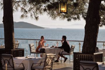 Couples dining