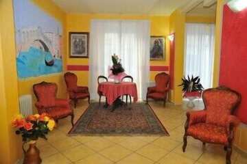 Lobby sitting area
