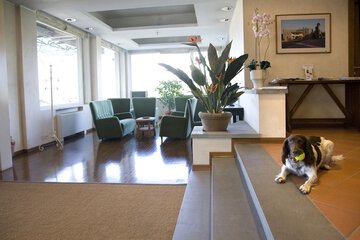 Lobby sitting area