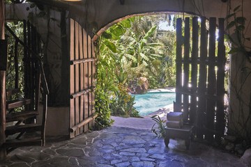 Interior entrance