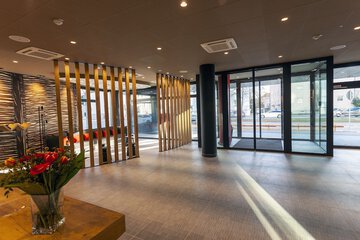 Interior entrance