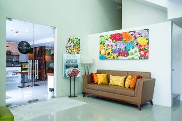 Lobby sitting area