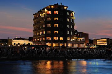Front of property - evening/night