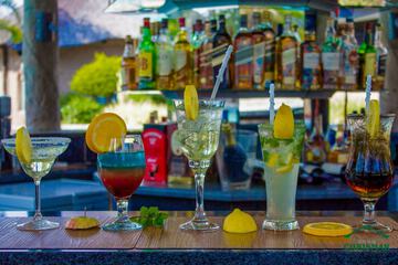 Poolside bar