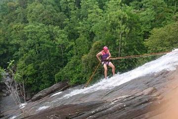 Outdoor rock climbing