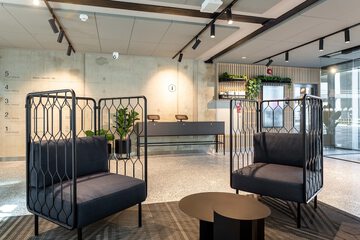 Lobby sitting area