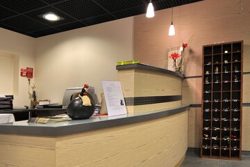 Interior entrance