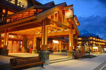 Front of property - evening/night