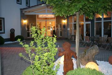 Front of property - evening/night