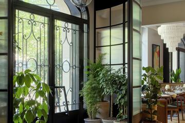 Interior entrance